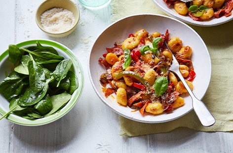 Image of "Chorizo and pepper gnocchi"