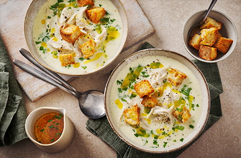 Image of "Chicken Kiev soup"