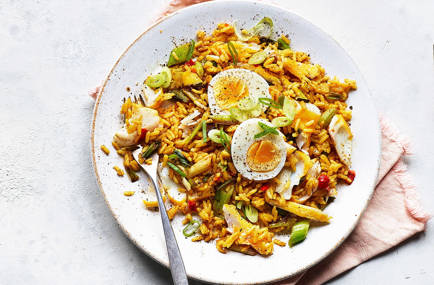 Cheat's kedgeree