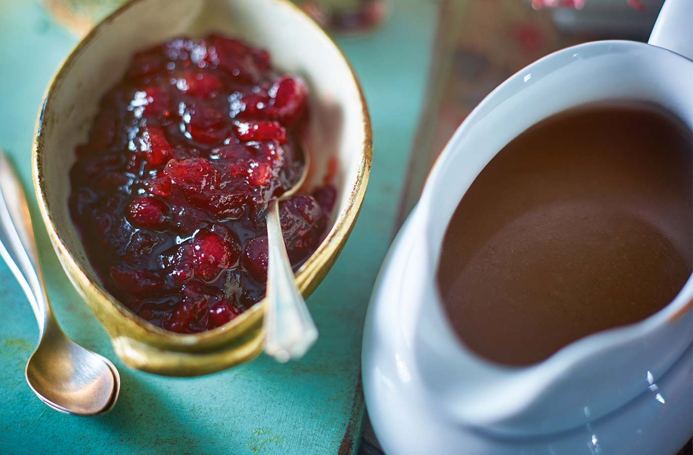 Cranberry and sloe gin sauce