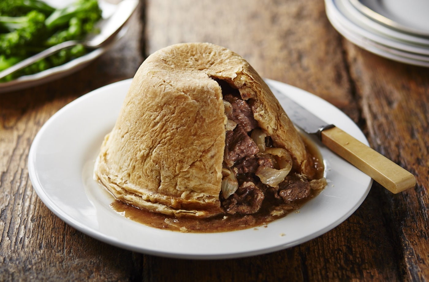 Classic steak and kidney pudding 