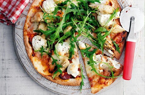 Tortilla pizzas