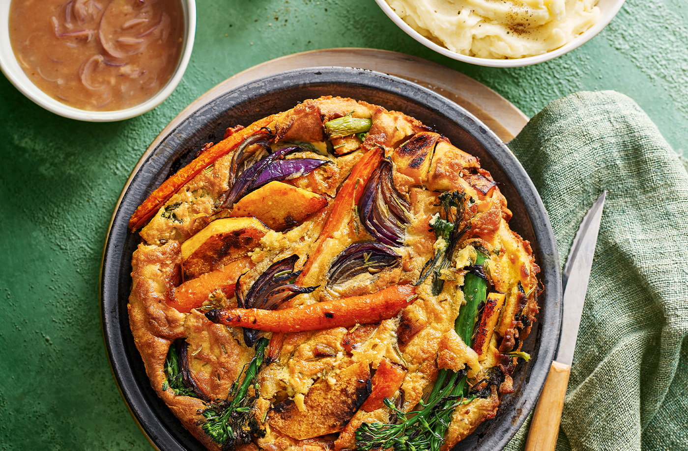 Root veg toad-in-the-hole