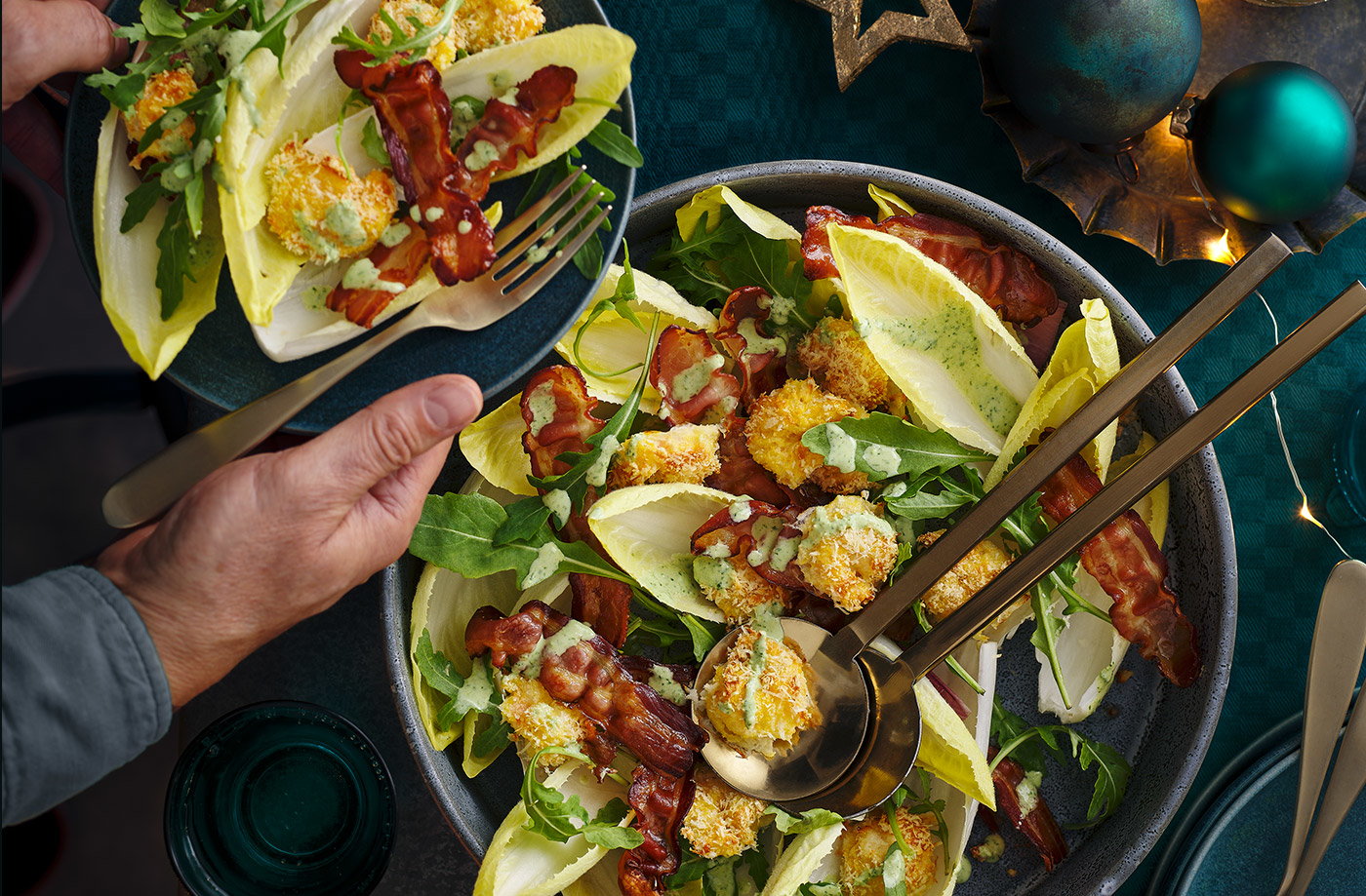 Prawn Caesar salad