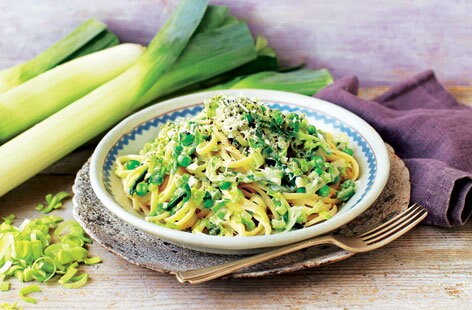 Image of "One-pot leek linguine"