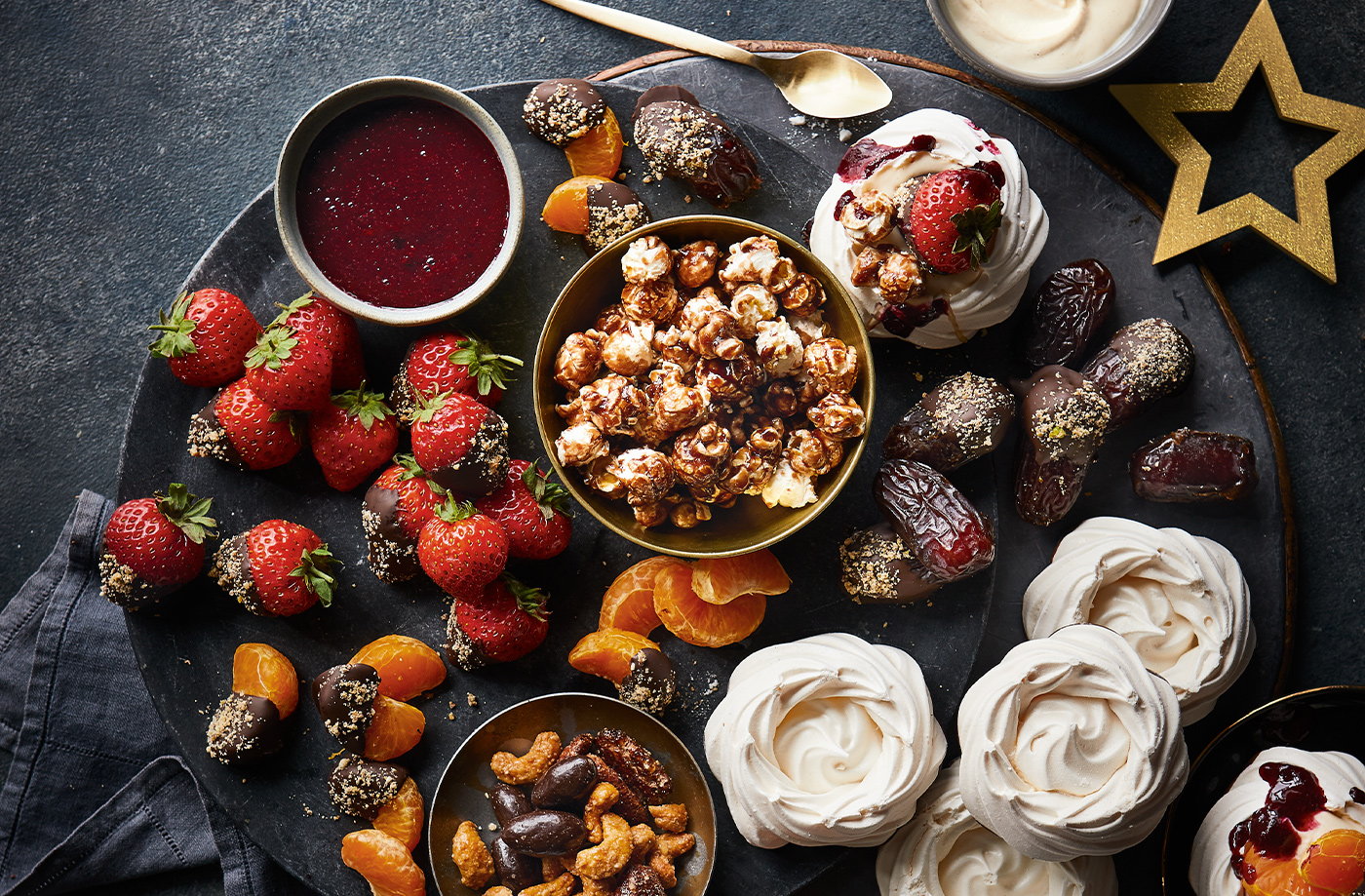 Dessert platter