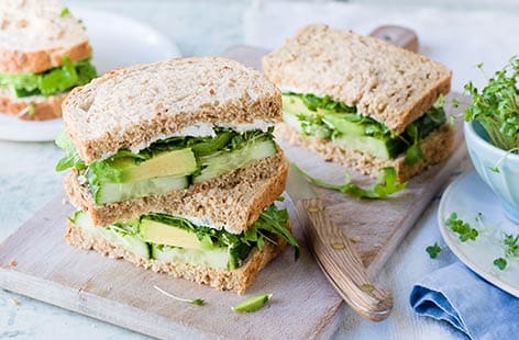 Image of "Green goddess sandwich"