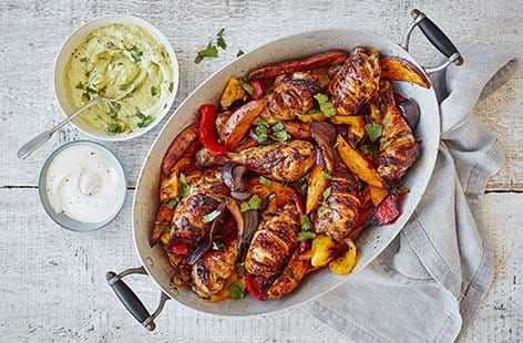 Image of "Smoky Mexican chicken traybake"