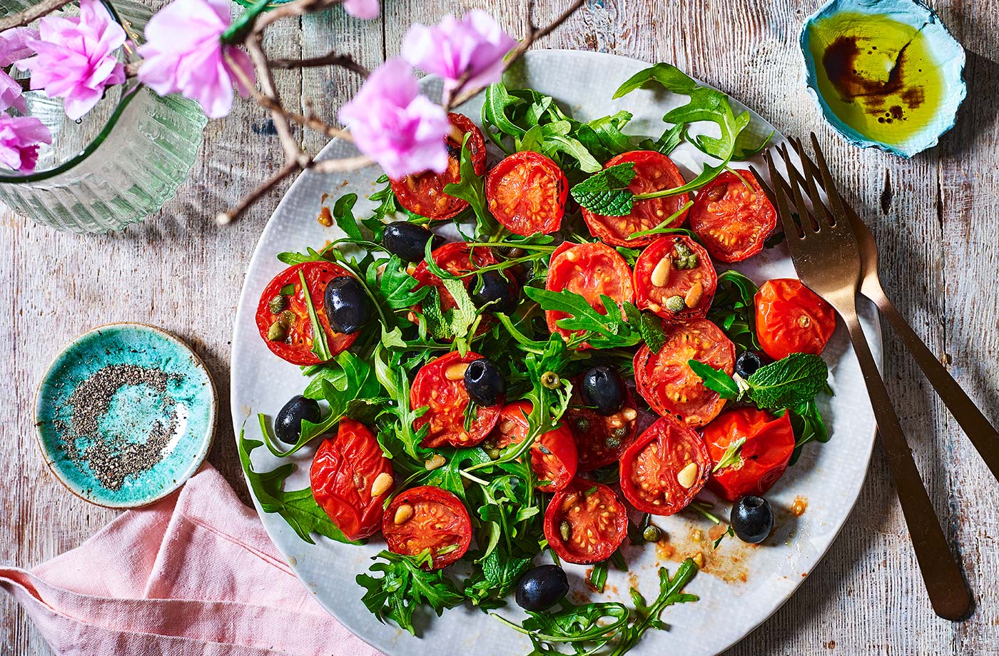 Slow-roasted tomato salad