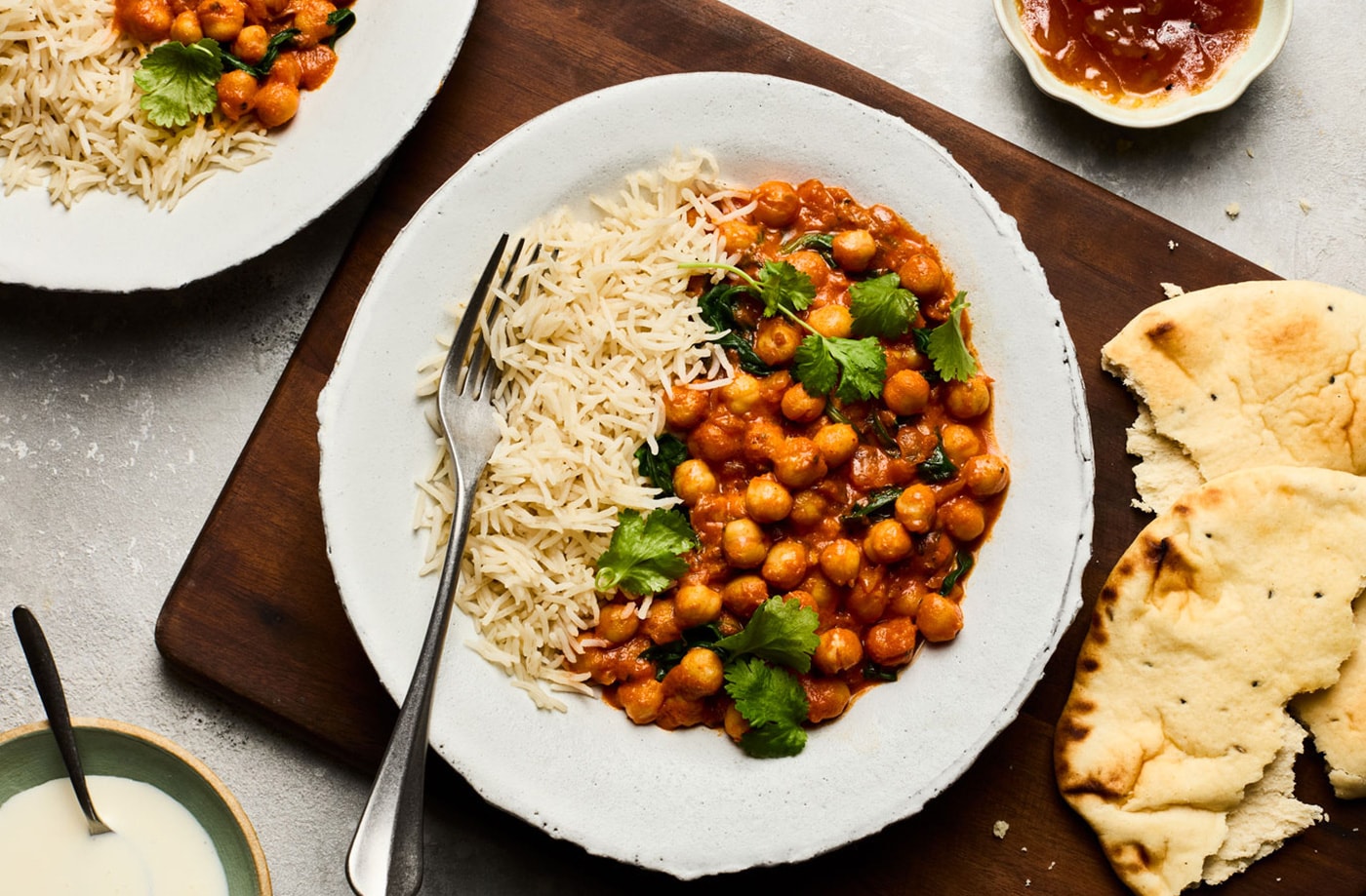 Butter chickpea curry