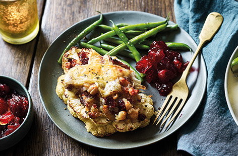 Image of "Brie and cauliflower steaks"