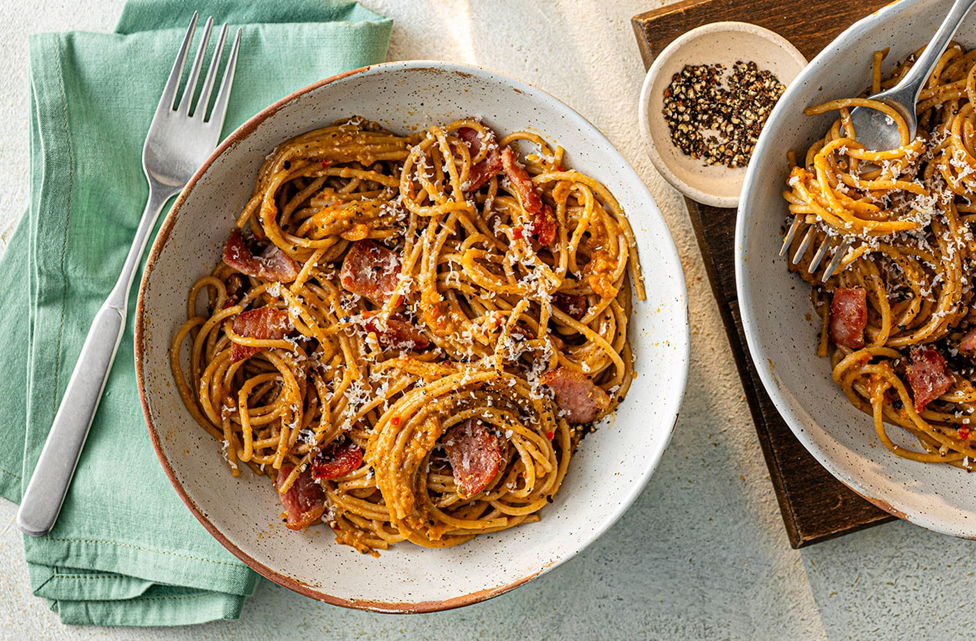 Secret veg carbonara