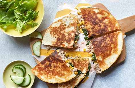 Image of "Tuna melt quesadillas"