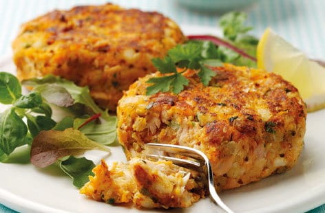 Image of "Oaty salmon and cod fishcakes"