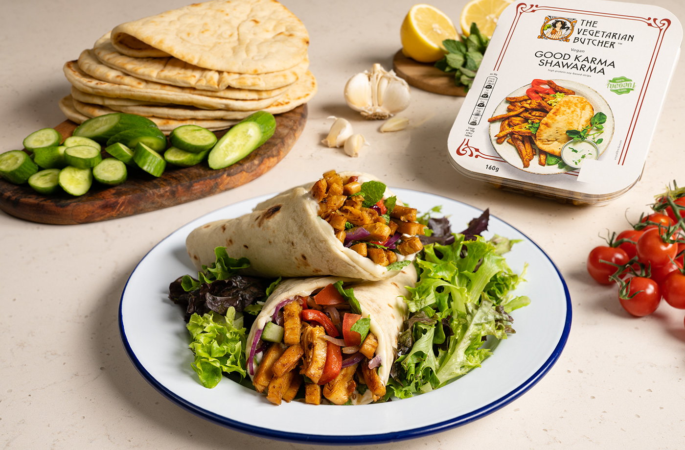 Sue's 'welcome home' vegan wraps