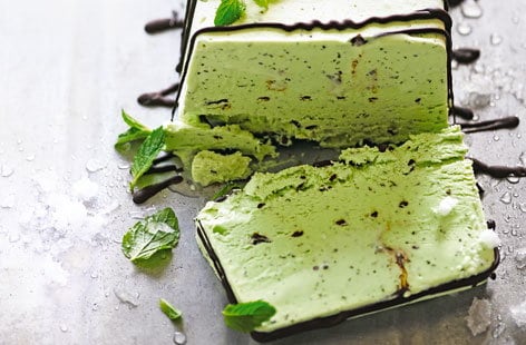 Image of "Mint choc terrine"