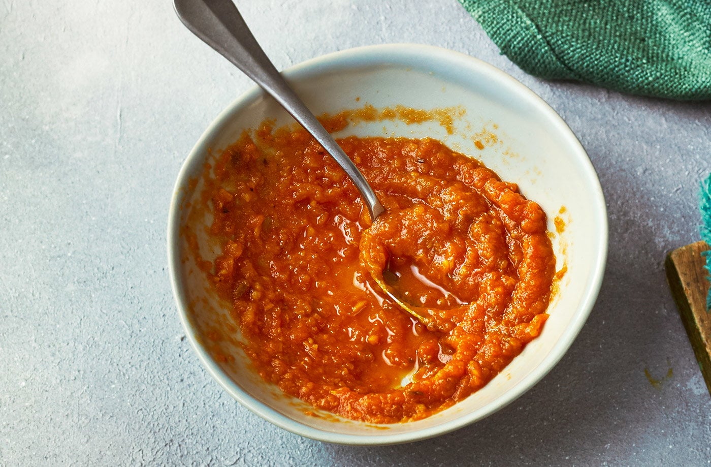 Butternut squash, tomato and rosemary sauce