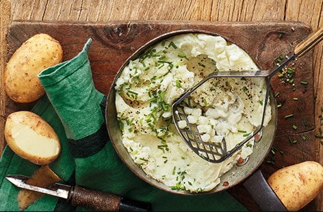 Image of "Soured cream and chive mashed potatoes"