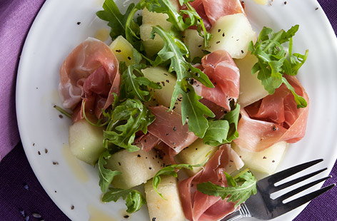 Image of "Melon and parma ham"