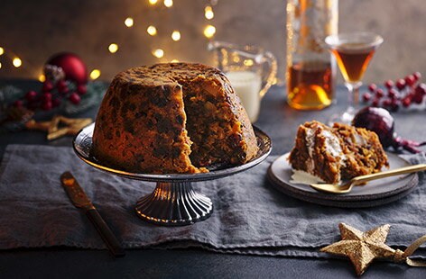 Image of "Pear, ginger and sherry Christmas pudding"