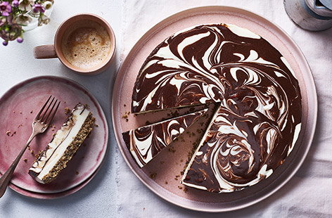 Image of "Vietnamese coffee-inspired cheesecake"