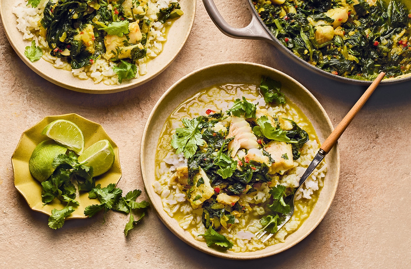 Coconut fish curry