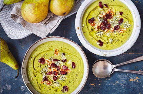 Image of "Pear and broccoli soup"