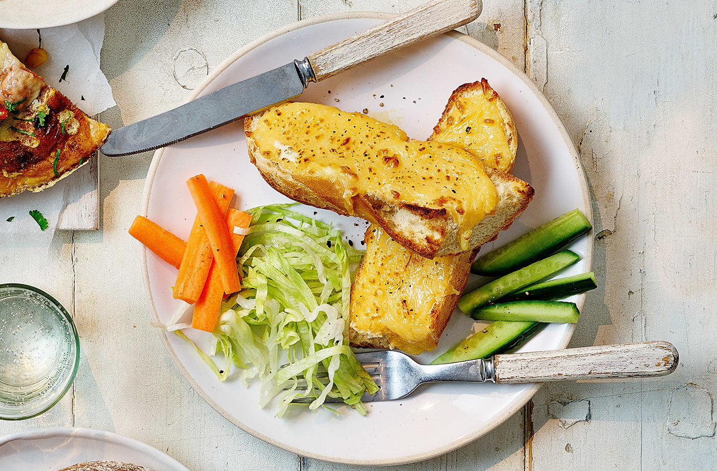 Simple Welsh rarebit baguettes