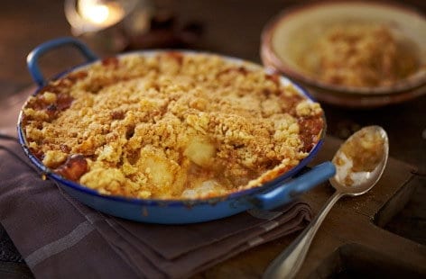Image of "Toffee apple crumble"