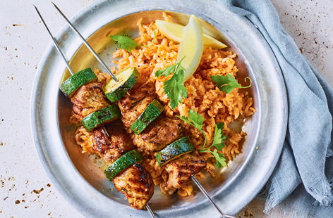 Image of "Piri-piri pork kebabs"