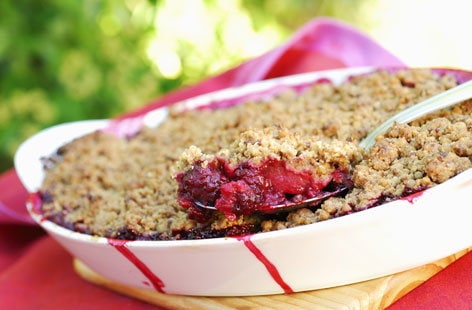 Image of "Apple and pear crumble"