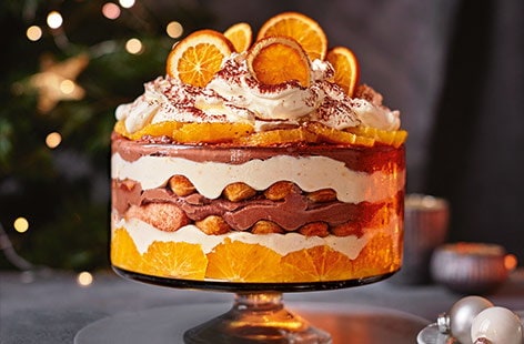 Image of "Chocolate orange tiramisu trifle"