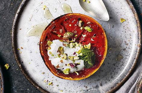 Image of "Caramelised grapefruit"