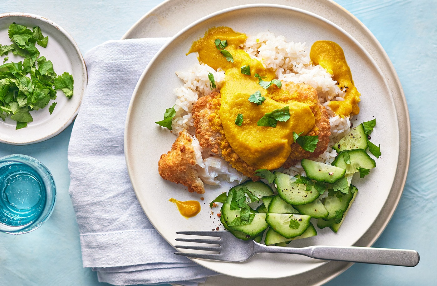 Cod katsu curry