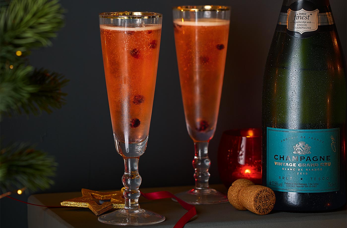 Pomegranate French 75