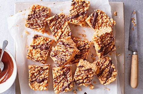 Image of "Peanut butter cereal bars"