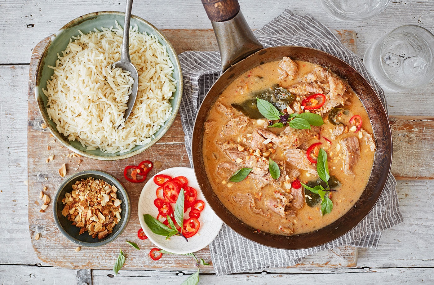 Beef panang curry 