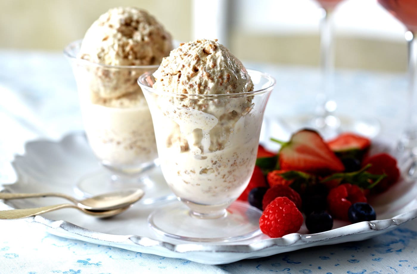 Easy brown bread ice cream
