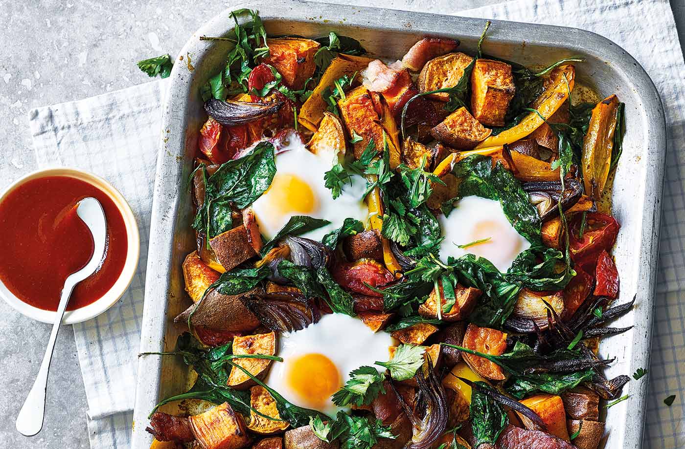One-pan brunch bake