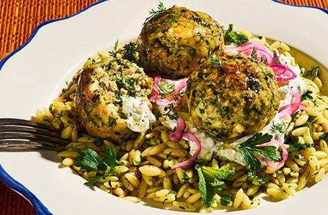 Image of "Herby chicken meatballs"