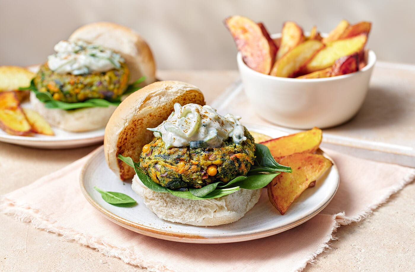 Pakora burgers