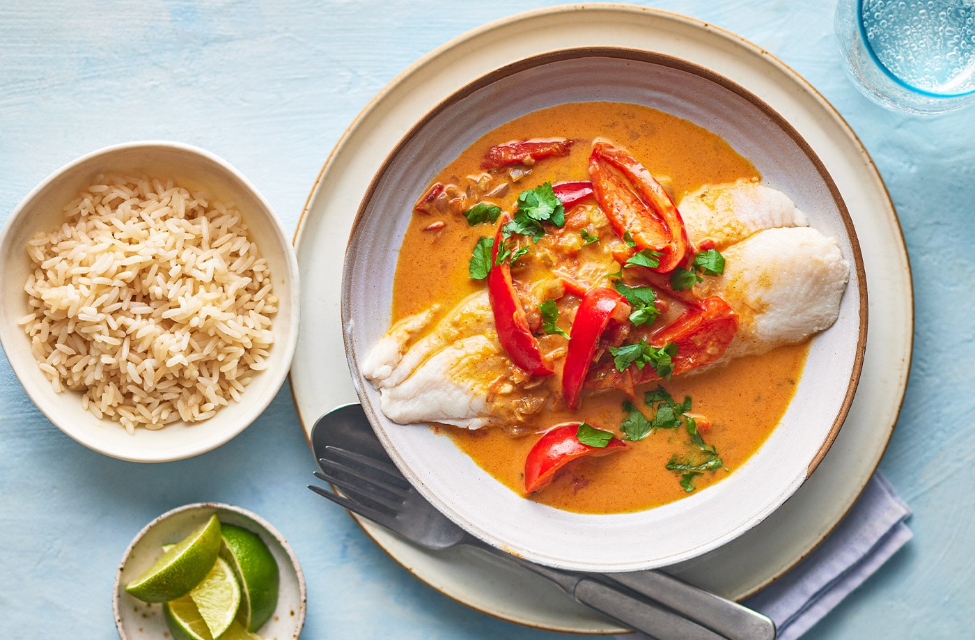 Moqueca stew with basa