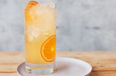 Image of "Orange and camomile gin and tonic"