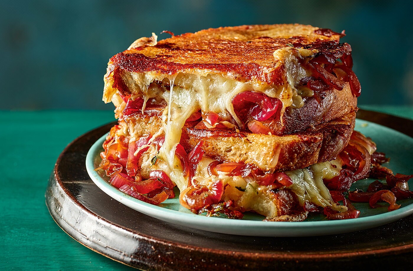 French onion toasties