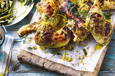 Image of "Dill and buttermilk chicken legs"