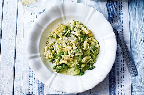 Image of "Green mac and cheese"