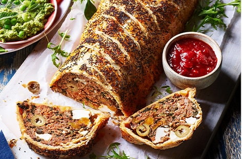 Image of "Lamb and spinach wellington"