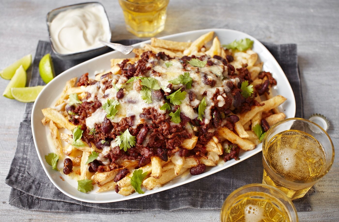 Chilli cheese fries