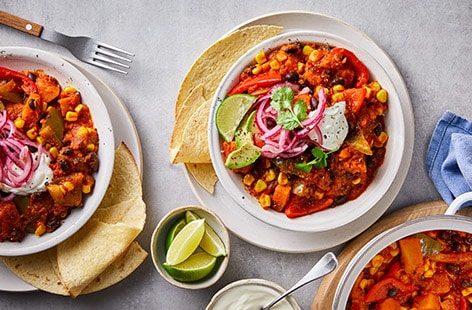 Image of "Veggie black bean chilli"