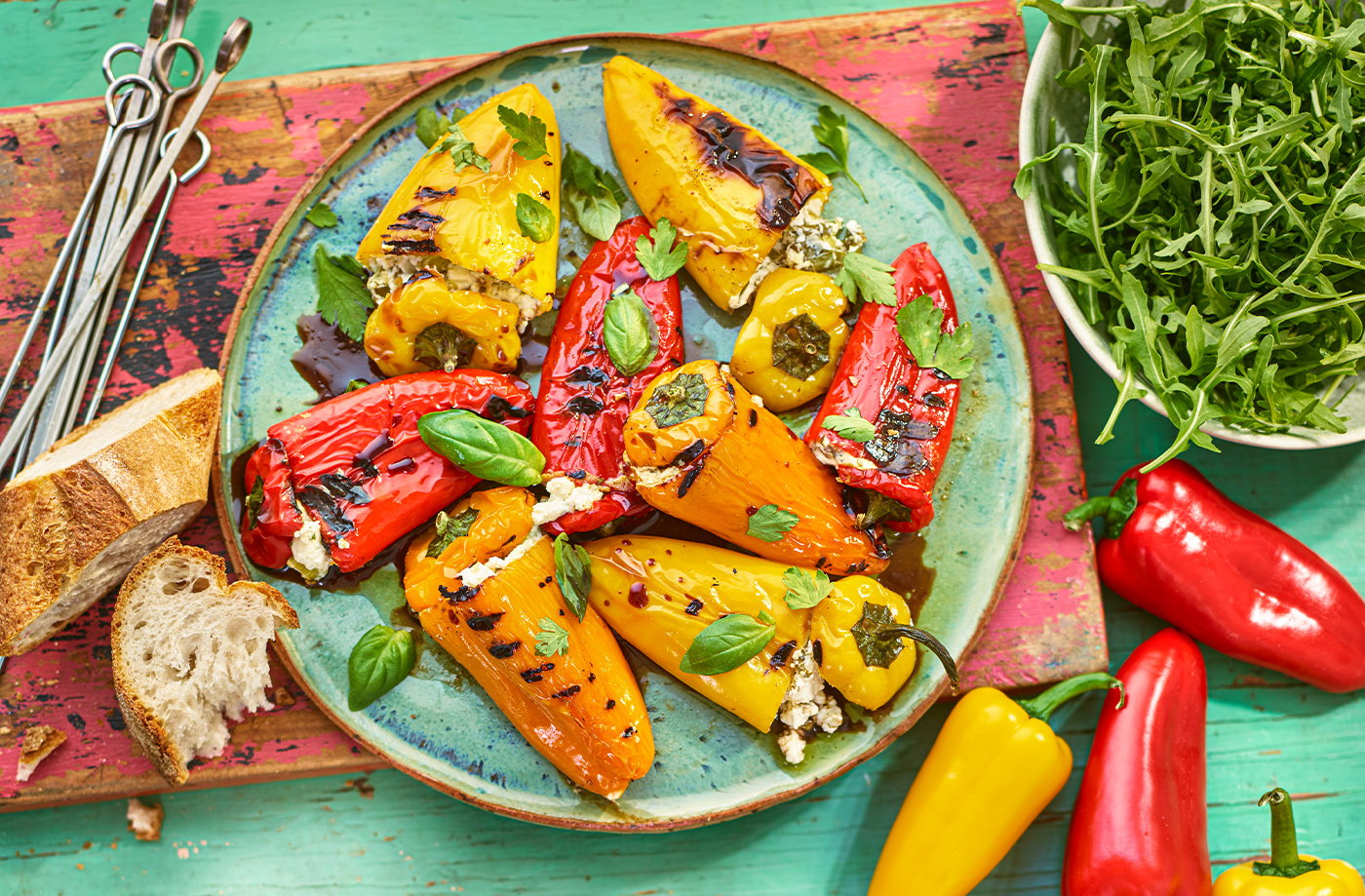 Creamy stuffed peppers